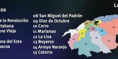 Карта на Куба регла